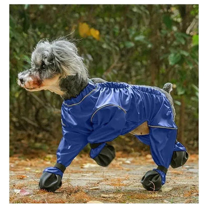 防水 犬 犬用レッグカバー サスペンダー付き防水犬用ブーツ レインコート 調節可能 脱げない 犬服 新作 セール 犬用レッグカバー 滑り止め レインパンツ