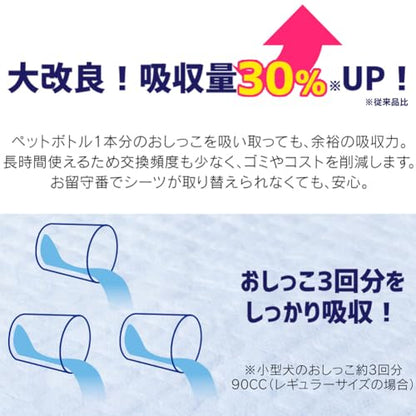 アイリスオーヤマ ペットシーツ 厚型 超吸収 抗菌 消臭 小型犬 12時間交換不要 レギュラー 88枚入