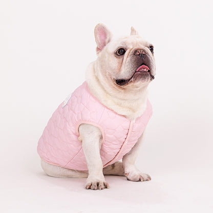 人気ペット服 犬の服 ペットの服 秋冬 ブルドッグモデル ブルドッグ 4色 コットンベスト