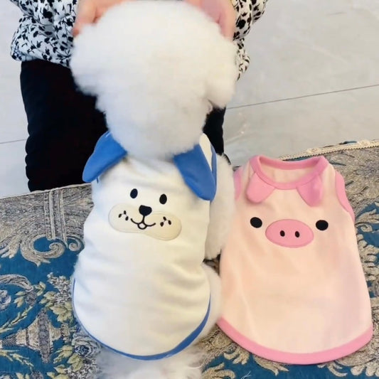 春夏新作 犬服 ペット服 犬 洋服 ペット 犬用品 小中型犬 25年新しいペットの犬の春と秋のベスト小型犬の子犬の服
