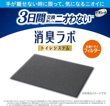 ユニチャーム デオシート 消臭ラボ 抗菌ドライフィルター レギュラー 4枚 取り換え用 取替用 ペットシーツ ペットシート トイレシーツ 犬用