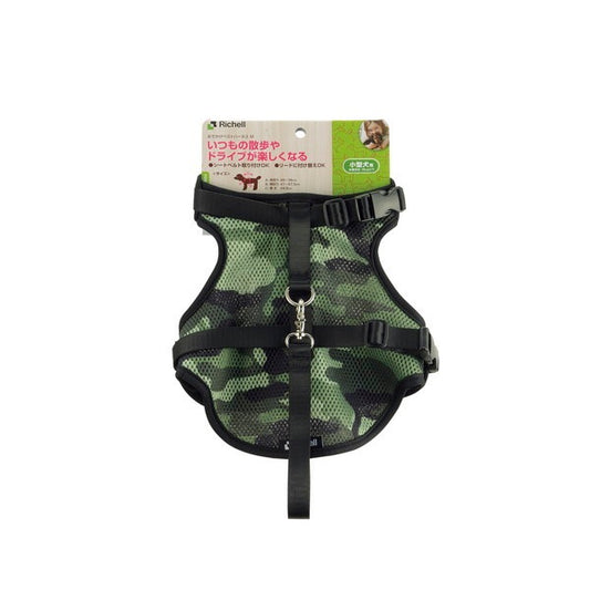 <a href="https://www.qoo10.jp/gmkt.inc/Search/brand.aspx?brandno=19528" target="_blank" class="title_brand" id="btn_brand" title="リッチェル">リッチェル</a>おでかけベストハーネス M カモフラージュ