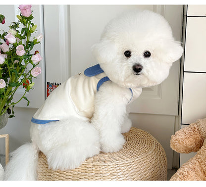 春夏新作 犬服 ペット服 犬 洋服 ペット 犬用品 小中型犬 25年新しいペットの犬の春と秋のベスト小型犬の子犬の服