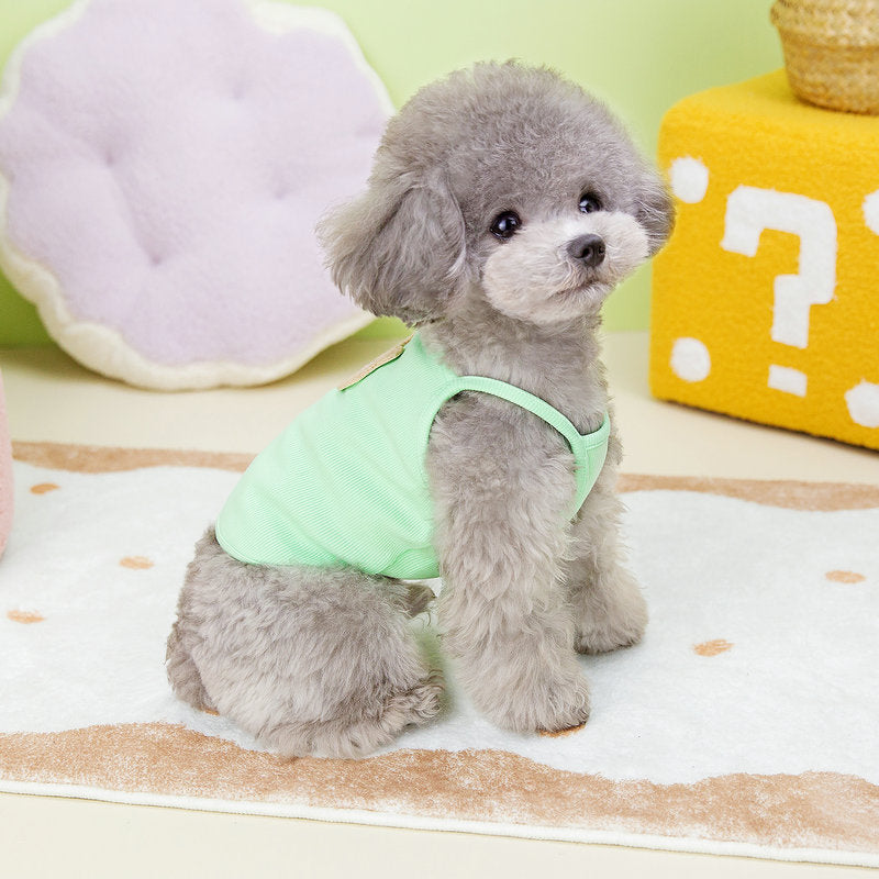 [犬 服]犬 洋服 ins人気商品 ペットの服小型犬新しい猫ベスト犬服夏薄いサスペンダー
