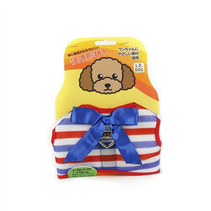 牽引紐通気小型ベスト犬チェーンテディはペットを連れて犬を散歩します