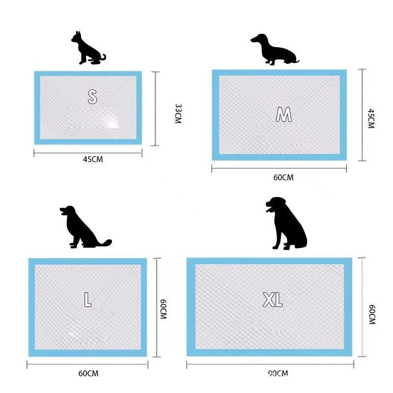 ペットシーツ 薄型 ペットシート犬猫 サイズ選択可 レギュラー 400枚 （100枚ｘ4袋） ワイド 200枚 （50枚ｘ4袋） スーパーワイド 160枚 （40枚ｘ4袋）
