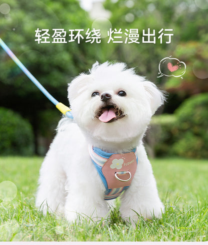 犬 リード ハーネス 紐 散歩紐 犬用デニムハーネス＆リード けん引ロープ ペット用品 s07