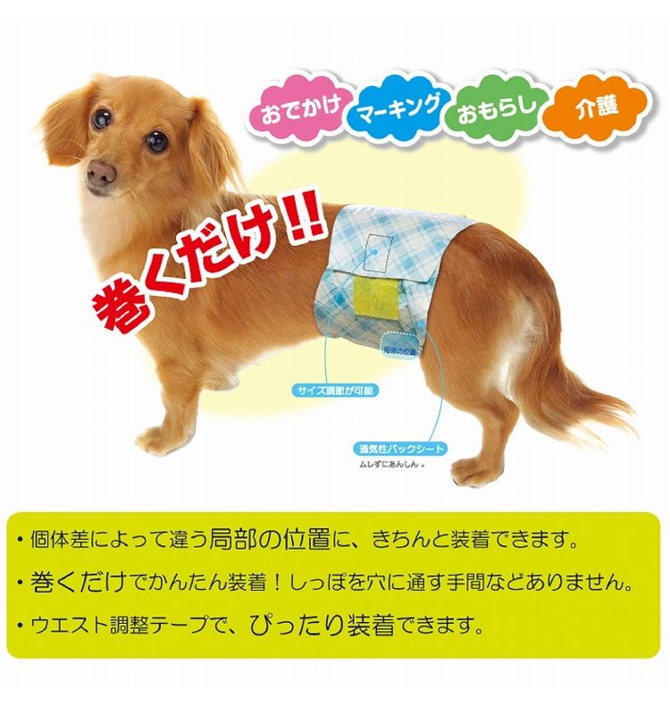 第一衛材 男の子のためのマナーおむつ おしっこ用 ビッグパック 小中型犬 38枚 PMO-707 犬 いぬ おむつ 介護 ペット介護 ペット トイレ