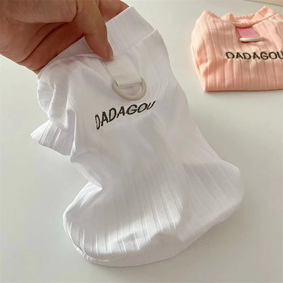 [犬 服]犬 洋服 ins人気商品 クールで滑らかなペットの春と夏のベストTシャツ猫犬犬二本足の服