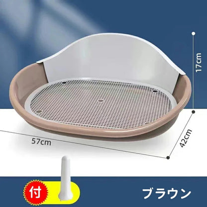 沸騰新柄追加 犬トイレ 犬 トイレ トレー 犬 ペットトイレ おしゃれ トイレトレーニング ペットトレー ワイド ペット用 フチもれ防止 いたずら防止 ふち漏れ フチ漏れ しつけ トイレトレー 幅57