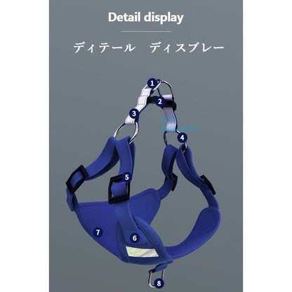 ハーネスリードリードハーネス２点セット反射胴輪ベストセットアップキャットウェアドッグウェア犬服シンプル小型犬猫服ペット服