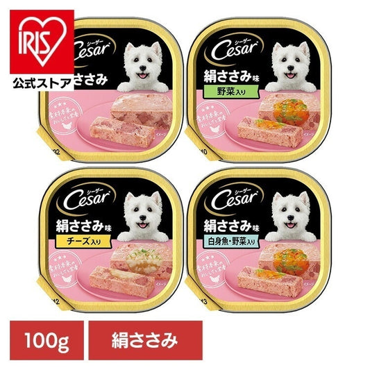 <a href="https://www.qoo10.jp/gmkt.inc/Search/brand.aspx?brandno=129137" target="_blank" class="title_brand" id="btn_brand" title="MARTH">MARTH</a>ドッグフード Cesar シーザー 絹ささみ/絹ささみ味 トレイ 100g CE10N マースジャパンリミテッド