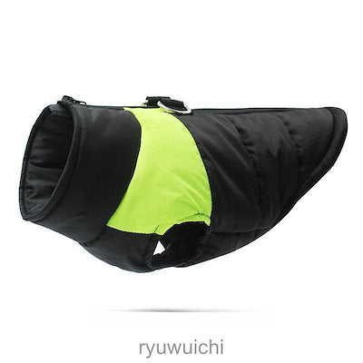 ペットウェア 中綿入りベスト ダウン風 犬服 防水 ウェア ドッグウェア 秋 冬 袖なし タンクトップ トレーナー ペット用品 大型犬 防寒 可愛い おしゃれ お散歩