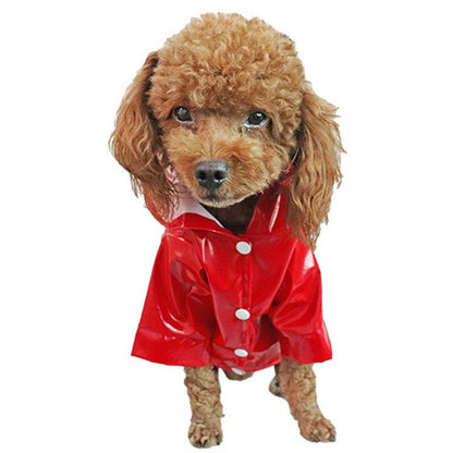 犬 レインコート レインウェア 小型犬 中型犬 子犬 ドッグウェア 夜間反射 雨具 人気沸騰 カッパ 犬服 フード付き 透明 雨の日 防水 梅雨対策 リング付き