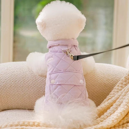 秋冬の犬服 テディボーミペットのコキシナレビーベア秋冬服 小型犬は猫のペットの保温服を牽引することができる