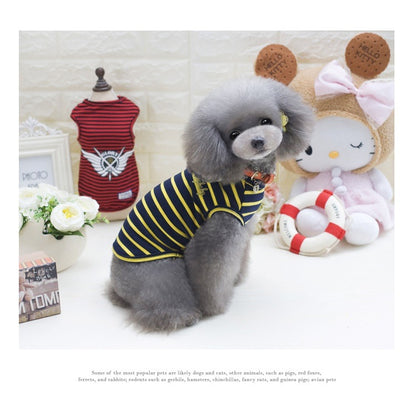 犬 犬服 犬の服 犬用品 ワンチャン ペット用品 大人気 カワイイ ストライプ Tシャツ