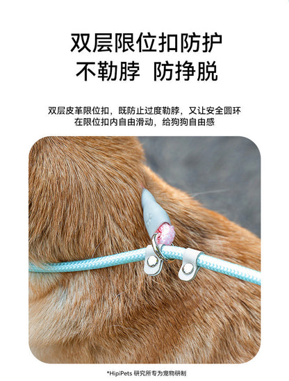 犬 リード ハーネス 紐 散歩紐 犬用デニムハーネス＆リード けん引ロープ ペット用品 s06
