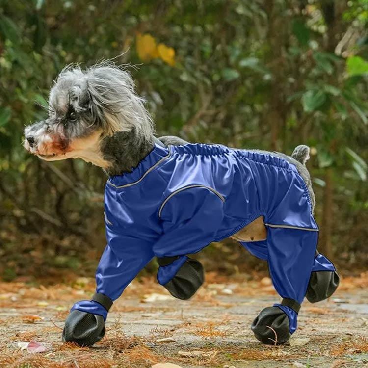 防水 犬 犬用レッグカバー サスペンダー付き防水犬用ブーツ レインコート 調節可能 脱げない 犬服 新作 セール 犬用レッグカバー 滑り止め レインパンツ
