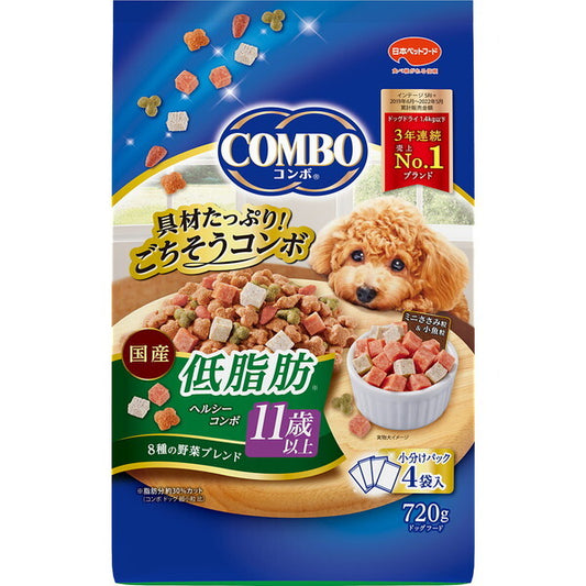 日本ペットフード コンボ 低脂肪ヘルシーコンボ 11歳以上 720g