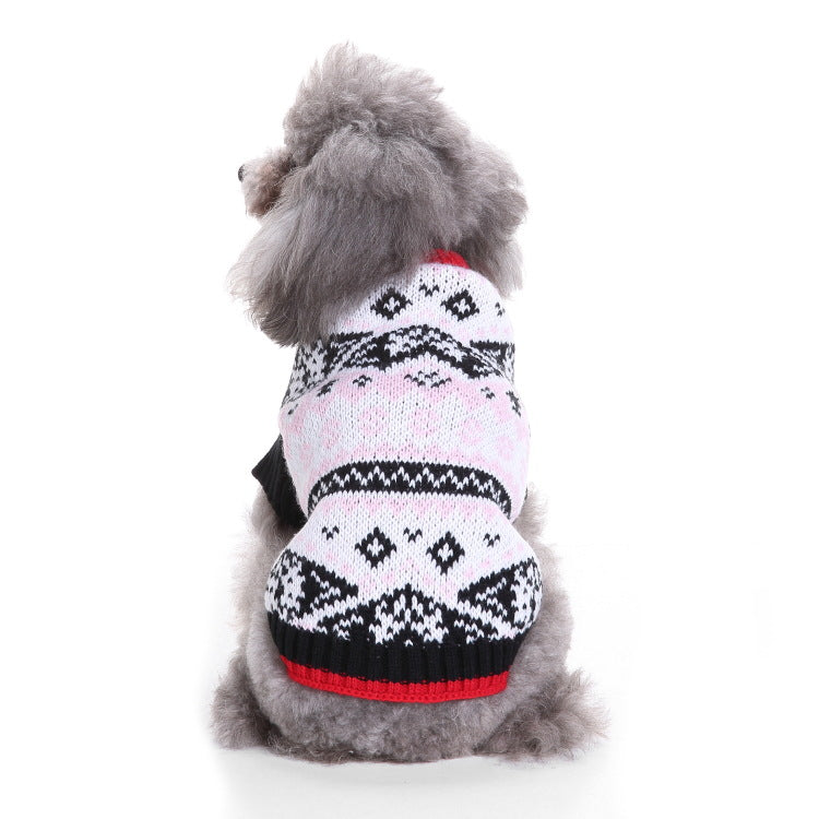 2023年新作入荷　ペット服 犬　服　Tシャツ ドッグウェア犬服クリスマス衣雪花セーターハロウィンペット服セーターヘラジカ衣犬セーター