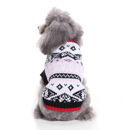 2023年新作入荷　ペット服 犬　服　Tシャツ ドッグウェア犬服クリスマス衣雪花セーターハロウィンペット服セーターヘラジカ衣犬セーター