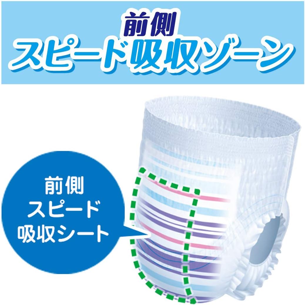 <a href="https://www.qoo10.jp/gmkt.inc/Search/brand.aspx?brandno=47942" target="_blank" class="title_brand" id="btn_brand" title="グーン">グーン</a>パンツ BIGより大きいサイズ グーン ナイトキッズ パンツ 身長目安 90~120cm 22枚 男女共用 夜用おむつ うつぶせ寝モレに強い