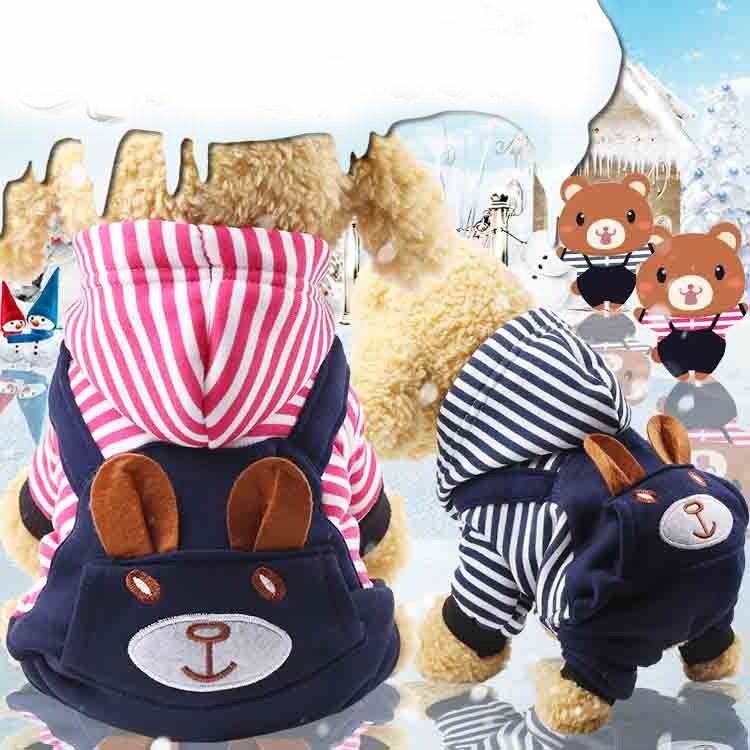 保温 ペット服 厚手 ペット 猫犬服 小中型犬 サロペット ドッグウエア ペット用品 犬用品 犬服
