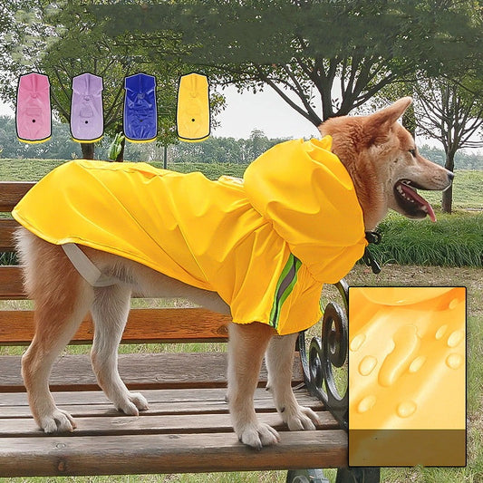 レインコート 犬用 レインカバー ペット服 かわいい オシャレ 雨の日 防水 ドッグウェア 犬服 梅雨 調整 雨 散歩 お出かけ 小型犬 中型犬 大型犬