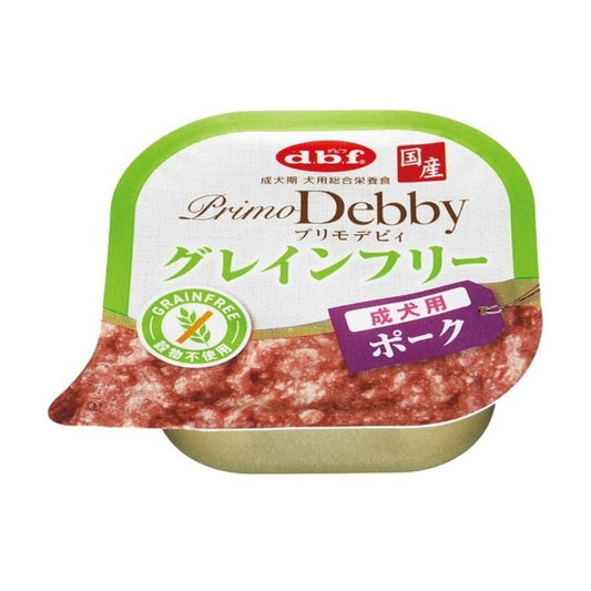 デビフペット プリモデビィ グレインフリー 成犬用 ポーク 95g