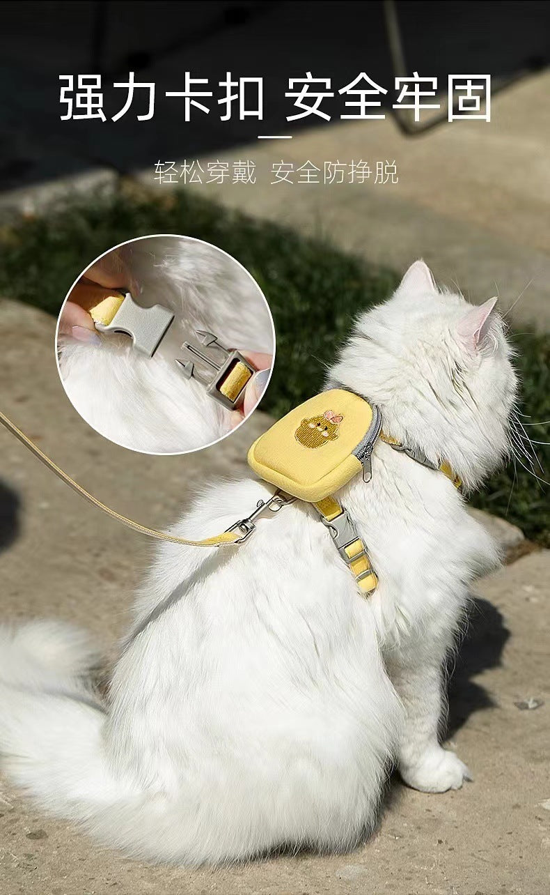 犬用 リーシュ 猫用 シンプル ペットハーネス ネコ用ハーネス 胴輪 小型犬 2点セット リード ハーネス 犬 軽量 お散歩 おしゃれ お出かけ 5 中型犬 簡単装着 ハーネスリードセット ペット用品