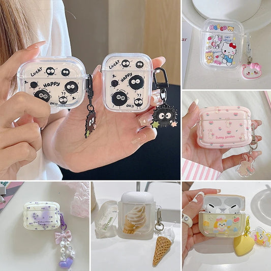 韓国人気 AirPods Pro ケース おしゃれ 可愛い 耐衝撃 衝撃吸収 落下防止 AirPods 第3世代 AirPods 1/2世代 AirPodsケース イヤホンケース