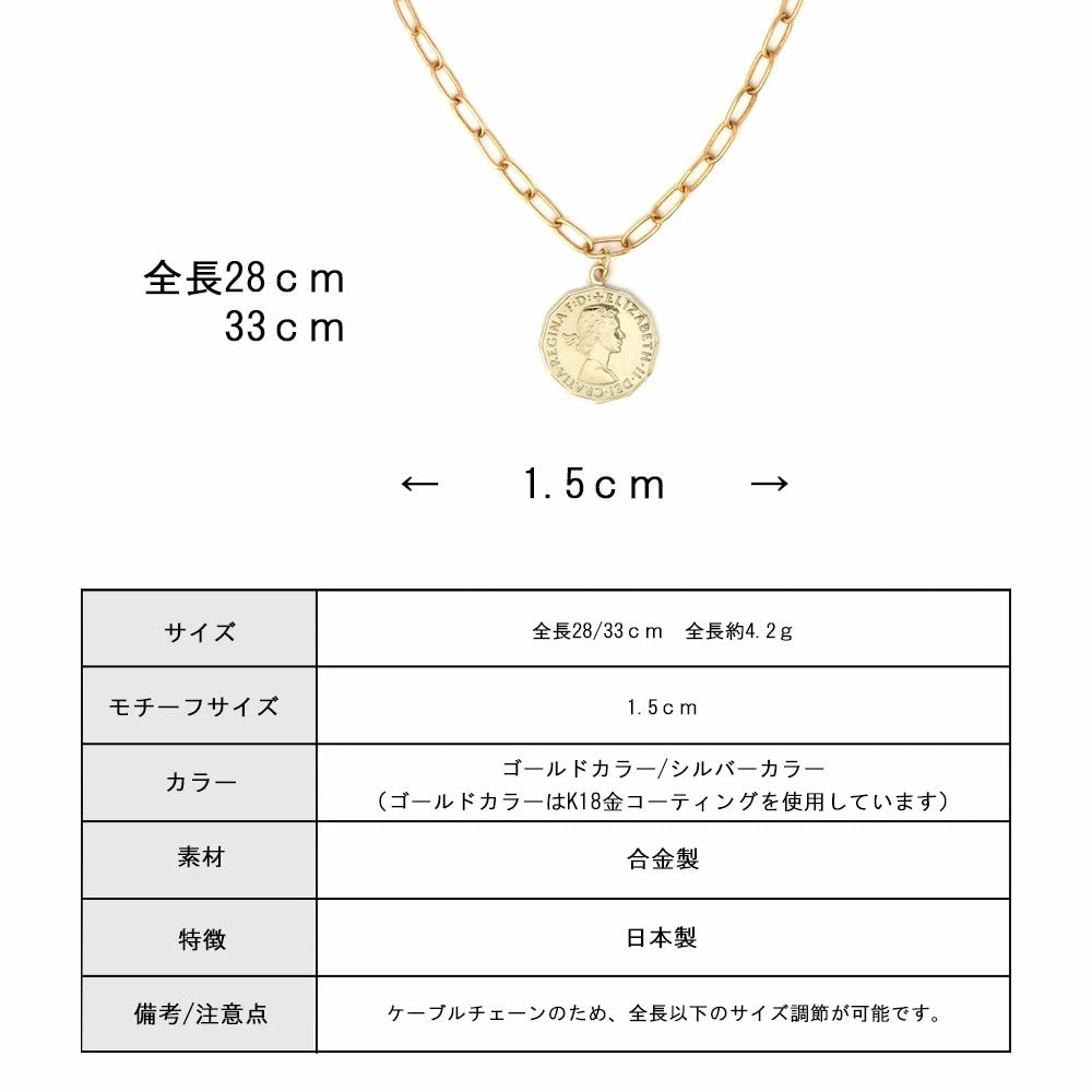 <a href="https://www.qoo10.jp/gmkt.inc/Search/brand.aspx?brandno=121124" target="_blank" class="title_brand" id="btn_brand" title="MELODY ACCESSORY">MELODY ACCESSORY</a>K18GP 送料無料 ドッグアクセサリー 犬用 ネックレス 首輪 チョーカー 犬 いぬ DOG ねこ 猫 ペット コイン シンプル 小型犬 中型犬 かわいい おしゃれ トイ