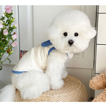 春夏新作 犬服 ペット服 犬 洋服 ペット 犬用品 小中型犬 25年新しいペットの犬の春と秋のベスト小型犬の子犬の服