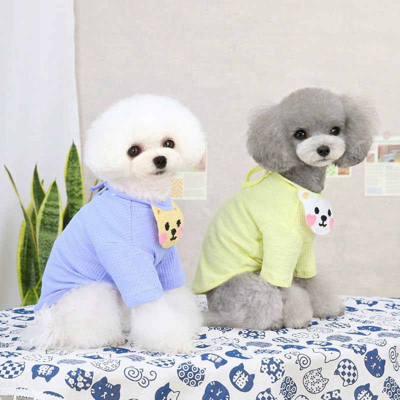 猫 犬 洋服 犬服 ペット服 大中小型犬 ペット用品 犬/猫用 犬の服 ペットウエア 小型犬 中型犬 通気 可愛い ドッグウェア トレーナー 犬 服 ワンピース サロペット ビションフリーゼ 犬猫服