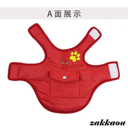 ペット用 ダウン風ベスト ドッグウェア ペットウェア 防寒 秋冬 お出掛け お散歩 ペット用品 犬用品 犬 猫 リバーシブル アウター 犬服 猫服 中綿 小型犬 中型犬