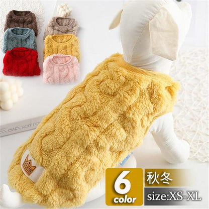 【輸送費無料】期間限定セール中! 半額セール 犬 服 犬の服 ドッグウェア 秋冬 犬用 トイプードル 超小型犬 中型犬 ペット用 猫 ねこ もこもこ 柔らかい ふわふわ おしゃれ