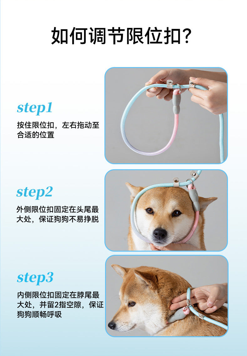犬 リード ハーネス 紐 散歩紐 犬用デニムハーネス＆リード けん引ロープ ペット用品 s06