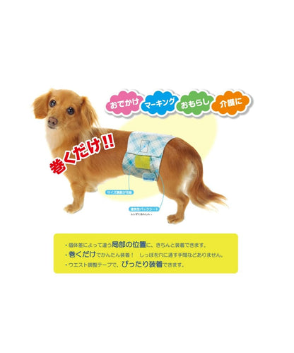 P.one 男の子のためのマナーおむつ おしっこ用 ビッグパック 中-大型犬 24枚入