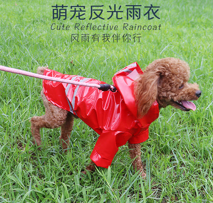 人気ペットマッキントッシュ反射帯犬マッキントッシュ厚手防水小型犬中型犬
