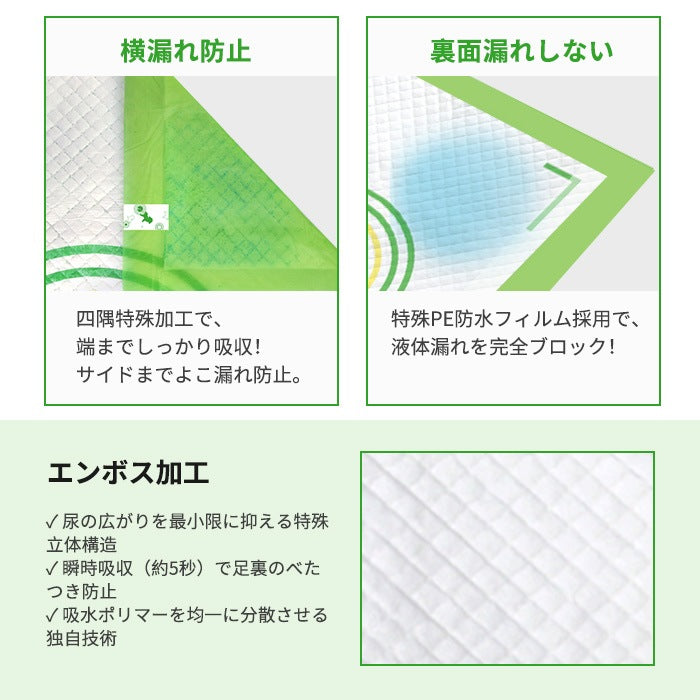 <a href="https://www.qoo10.jp/gmkt.inc/Search/brand.aspx?brandno=109151" target="_blank" class="title_brand" id="btn_brand" title="Honeycare">Honeycare</a>ペットシーツ 中厚型 柄付き レギュラー 80枚/ワイド 40枚/スーパーワイド 20枚 横漏れ防止 トイレシート 犬 猫 ペットシート おしっこシート 瞬間吸水 逆戻り防止 ペット用 しっかり超吸収