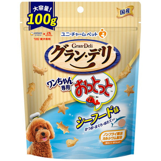 ユニ・チャーム">ユニ・チャーム</a>グラン・デリ ワンちゃん専用 おっとっと シーフード味 100g