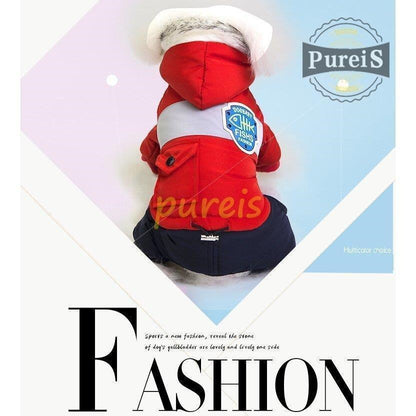 大人の魅力 犬服 ペット服 ペット用品 秋冬中綿ダウンジャケット 防寒 もこもこ あったか つなぎ ロンパース オーバーオール 前開き 小型犬 ペット用 お出掛け お散歩