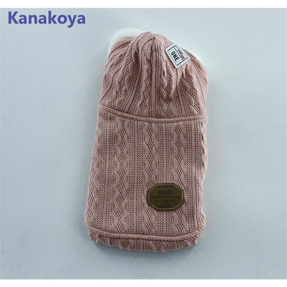 犬服 ペットウェア 秋 冬 裏ボア 裏起毛 保温 防寒 ニット フード付 あったか ドッグウェア 小型犬 中型犬 愛犬 猫 旅行 お出掛け お散歩