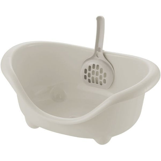 <a href="https://www.qoo10.jp/gmkt.inc/Search/brand.aspx?brandno=19528" target="_blank" class="title_brand" id="btn_brand" title="リッチェル">リッチェル</a>エコル ネコトイレ 子猫用 グレー