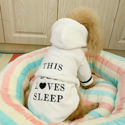 メガ割 ペット服テディビチョンブルドッグ猫子犬ミルクドッグパパナ犬メカバスローブ kanxia2418043