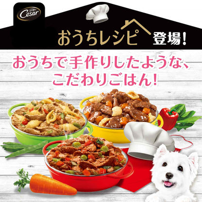 シーザー　おうちレシピ　やわらかチキン　チーズ＆野菜入り　１００ｇ　ドッグフード　ＣＲＣ45―08―45―20―00