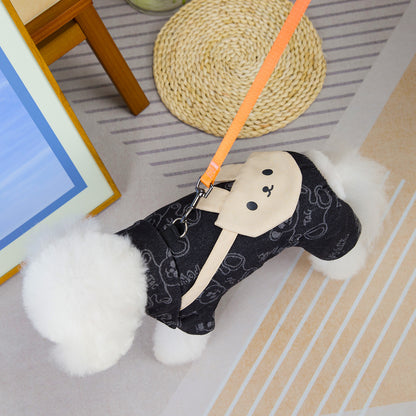 本日の限定商品犬の服 ペット服 小型犬 猫 新作 秋冬 暖かい 快適 カウボーイ 4本足 コットンコート