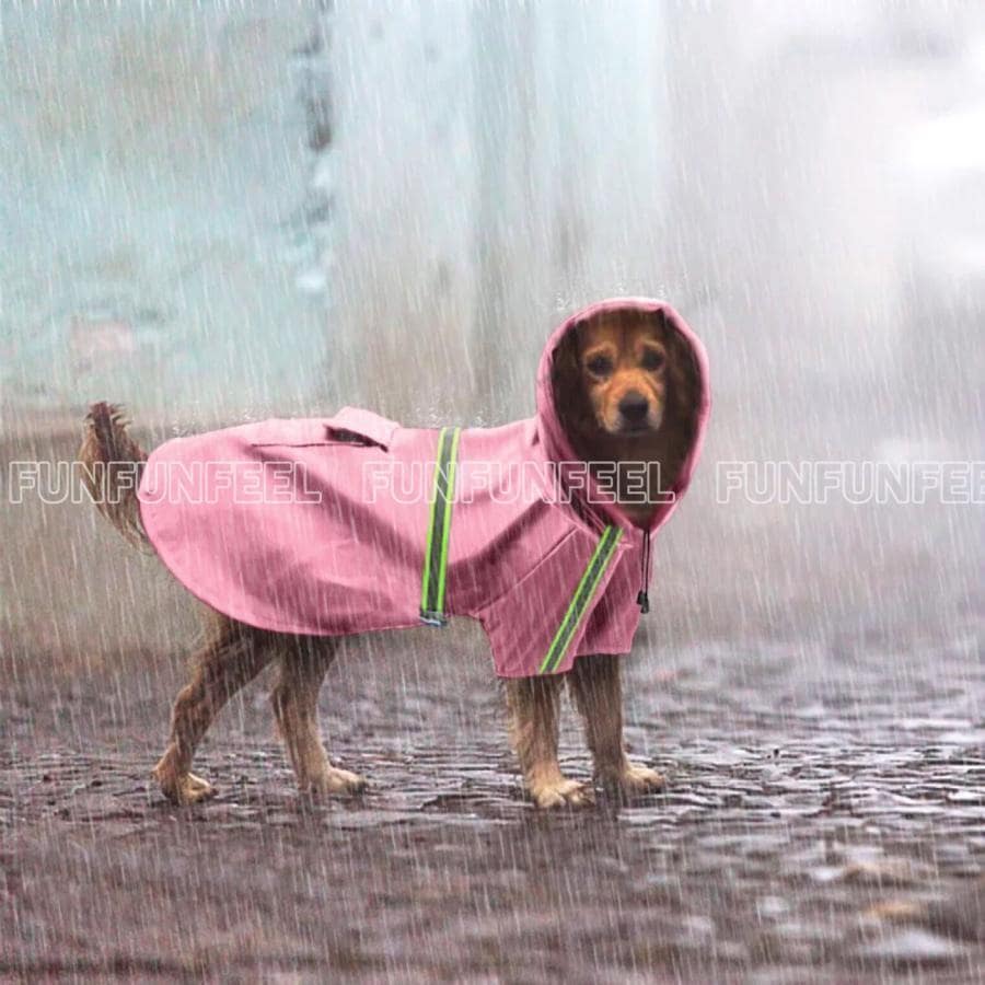 犬 レインコート ポンチョ 中型犬 小型犬 大型犬 かわいい ペット 雨具 防水 軽量 反射板付き ドッグレインコート