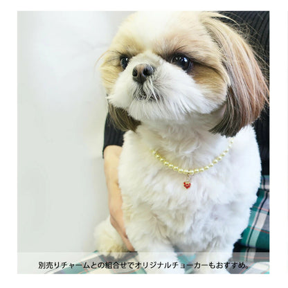 <a href="https://www.qoo10.jp/gmkt.inc/Search/brand.aspx?brandno=121124" target="_blank" class="title_brand" id="btn_brand" title="MELODY ACCESSORY">MELODY ACCESSORY</a>K18GP 送料無料 ペットアクセサリー 犬用 ネックレス 首輪 パール チョーカー 犬 いぬ DOG ねこ 猫 ペット 真珠 シンプル 小型犬 中型犬 かわいい おしゃれ
