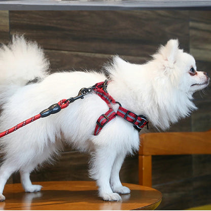 すぐに発送可能 ハーネス 犬用ハーネス リード 犬用リード お散歩リード　お散歩 お洒落リード スタイリッシュ ワンタッチ ベスト 犬 イヌ 小型犬 中型犬 反射テープ サイズ展開豊富 カラー展開豊